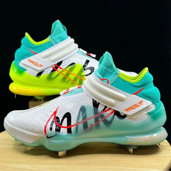 Nike | Shoes | Nike Force Zoom Trout 7 White Turbo Green  display picture 2